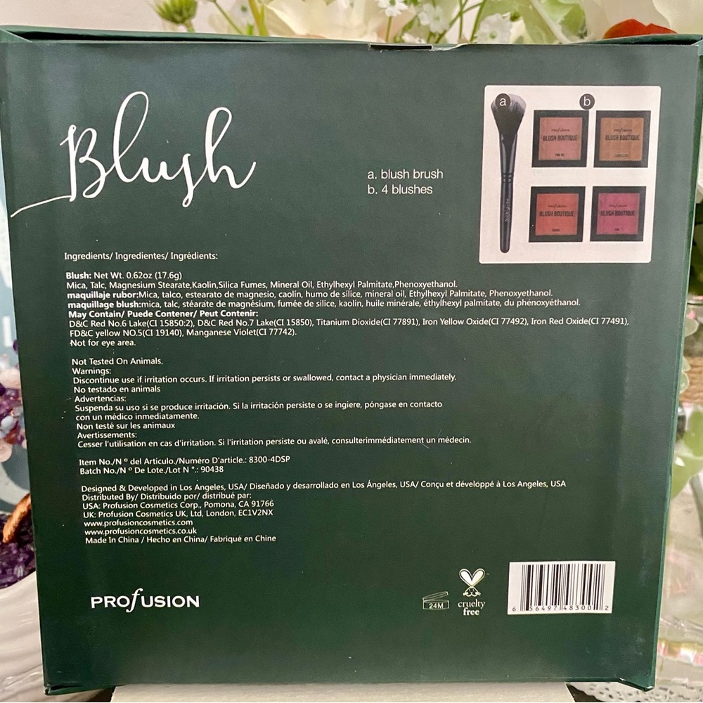 🆕🪷 PROFUSION LIMITED EDITION BLUSH BOUTIQUE PALETTE. BRAND NEW FACTORY SEALED. - Picture 3 of 15